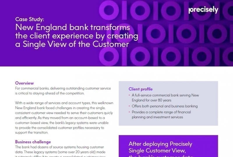 CS_Blinded_ New England Bank_200429_p_final New England bank transforms the client experience by creating a Single View of the Customer