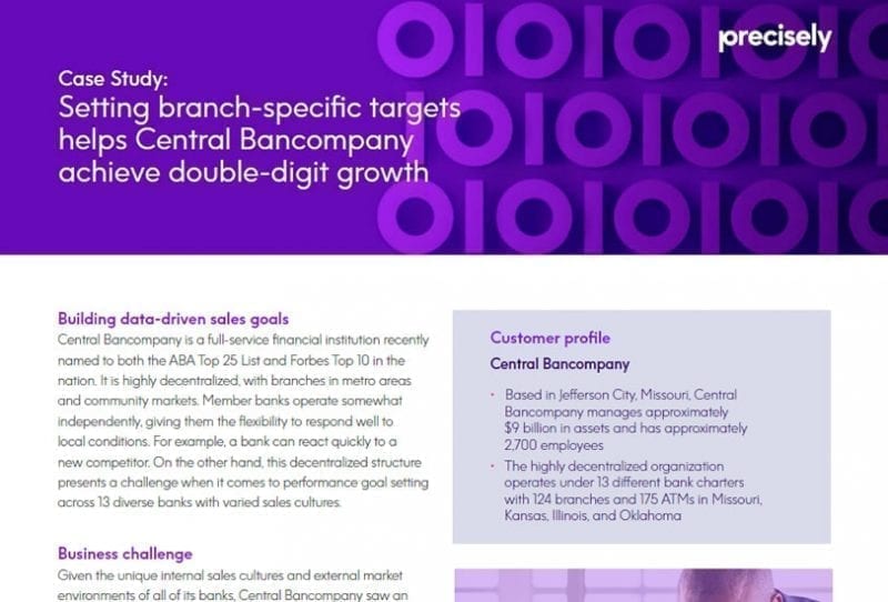 CS_Central Bancompany_200429_p_final Building data-driven sales goals