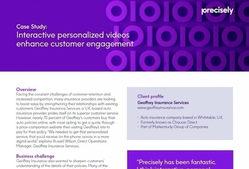 CS_Geoffrey Insurance_200428_p_final Geoffrey Insurance Services uses interactive personalized videos when engaging with customers