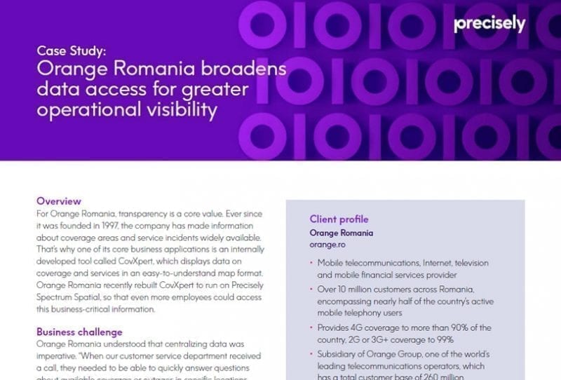 CS_Orange Romania_200507_p_final Orange Romania broadens data access for greater operational visibility