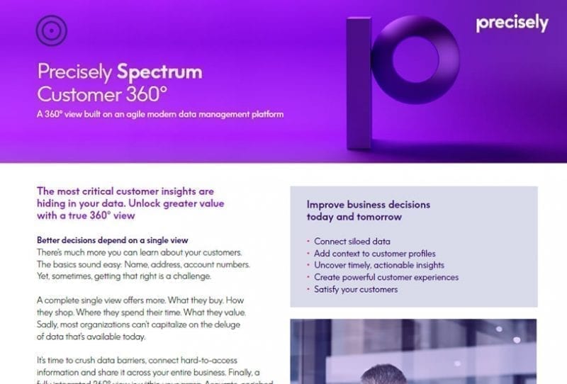 Precisely Spectrum Customer 360