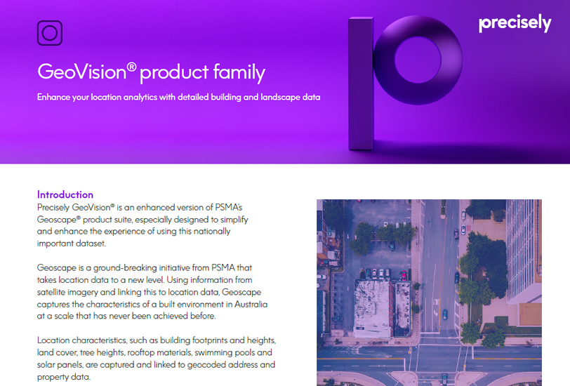 GeoVision product family