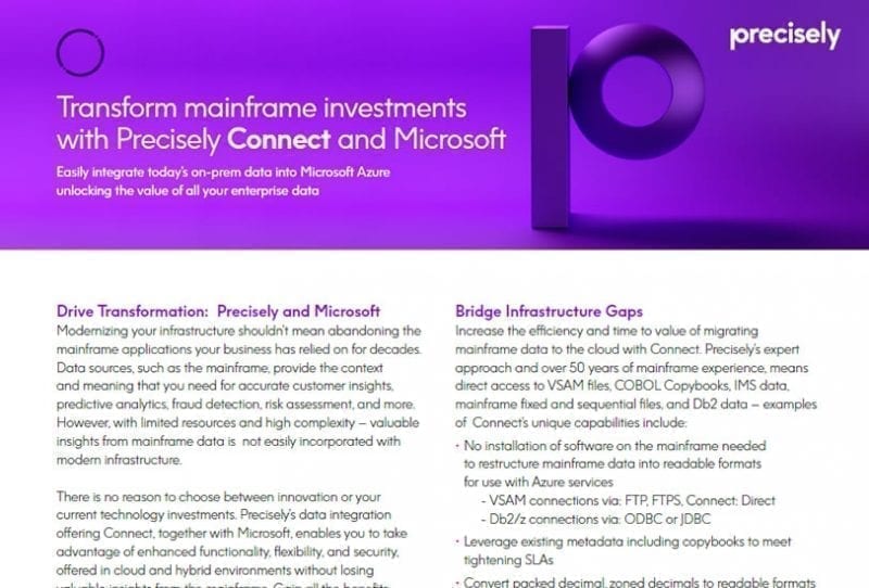 Transform Mainframe Investments