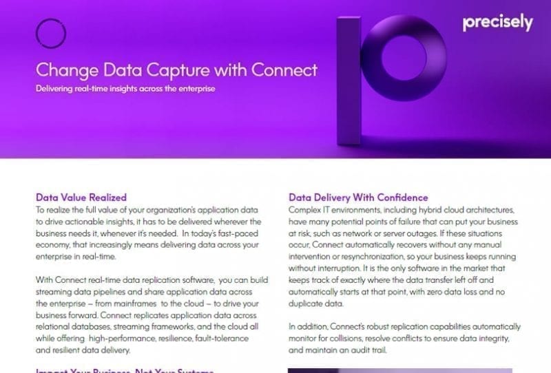 Change Data Capture with Connect