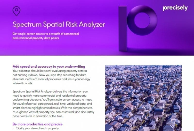 Spectrum Spatial Risk Analyzer