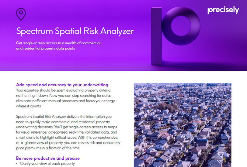 Spectrum Spatial Risk Analyzer