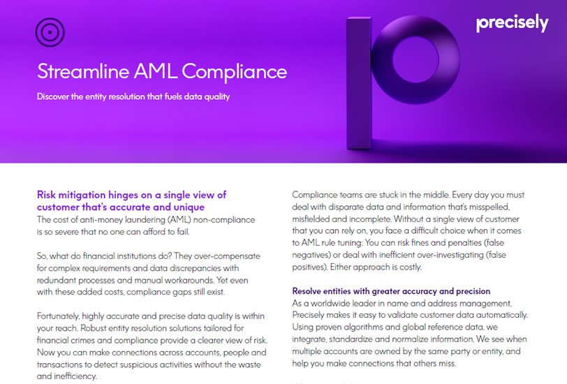 Streamline AML Compliance