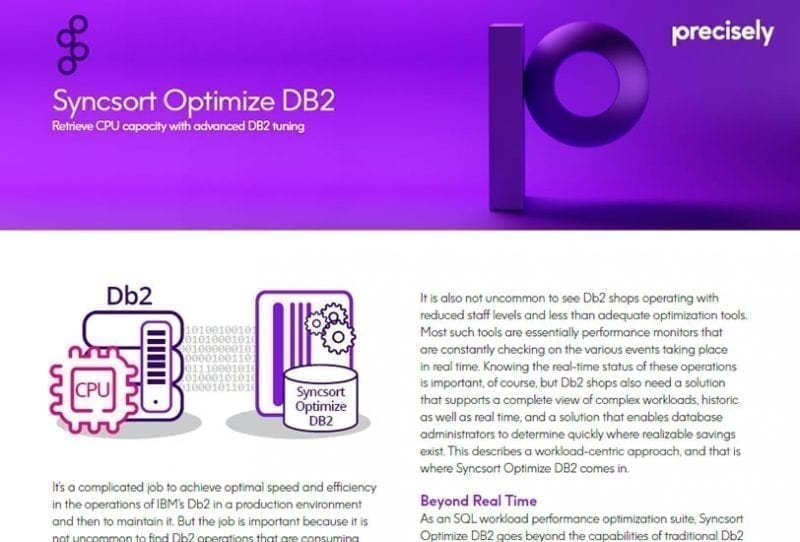 Optimize DB2