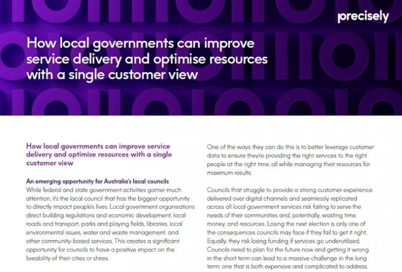 WP_SCV for Government_200508_p_final Local Governments Improve Services Delivery with Single Customer View