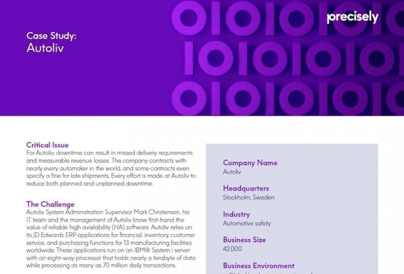 Autoliv Customer Story