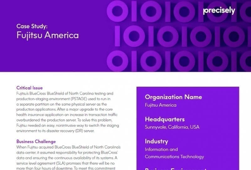 Fujitsu America Alleviates the Strain on Their Production Resources