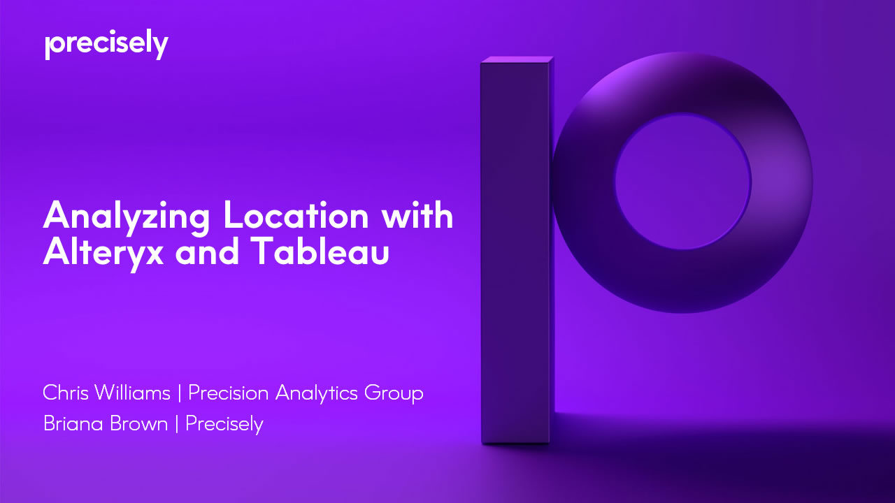 Analyzing Location with Alteryx and Tableau