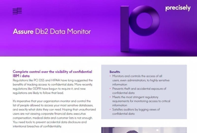 PS_Assure Db2 Data Monitor_200611_E
