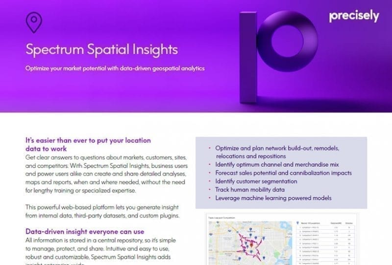 Spectrum Spatial Insights