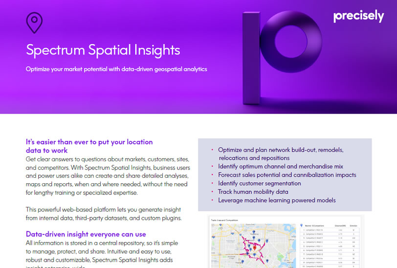 Spectrum Spatial Insights