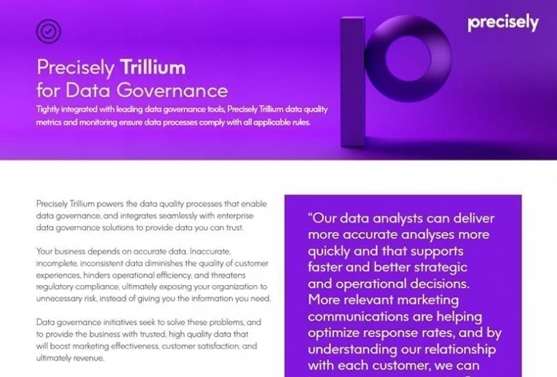 PS_Syncsort_Trillium_for_Data_Governance_200515_E_final Precisely Trillium for Data Governance