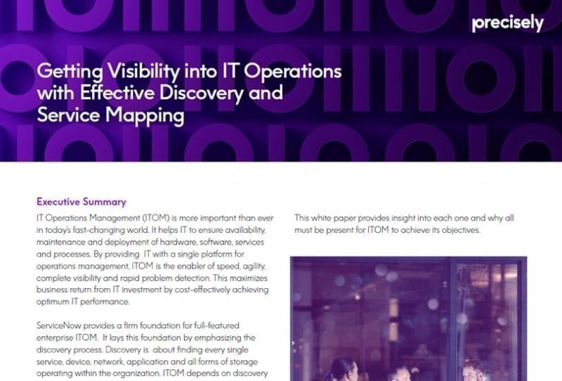 WP_Getting Visibility into IT Operations with Effective Discovery and Service Mapping 200619_E_final ebook: Getting Visibility into IT Operations with Effective Discovery and Service Mapping