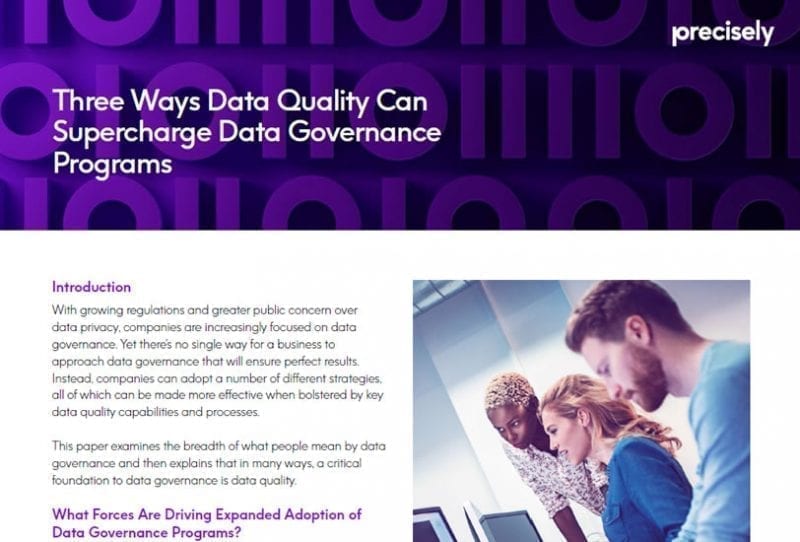 data quality can supercharge data governance