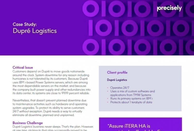 Dupre Logistics Case Study