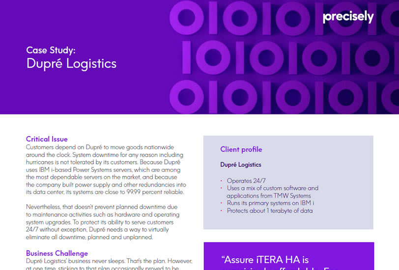 Dupre Logistics Case Study