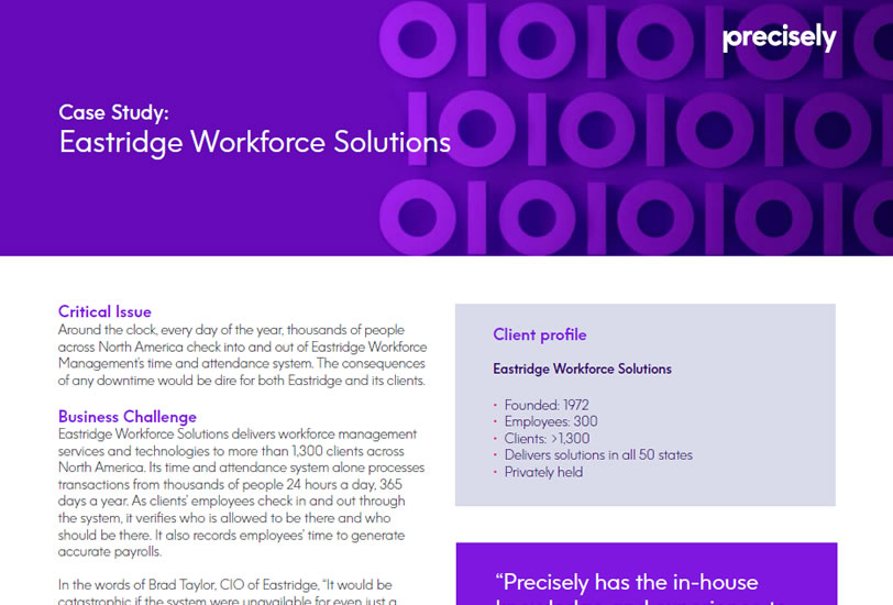 Eastridge Workforce Solutions Managed Services Case Study