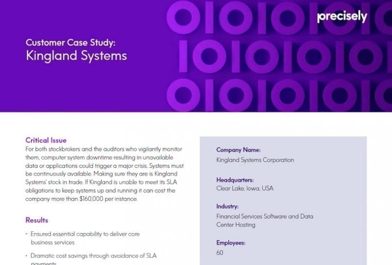 Kingland Systems Case Study