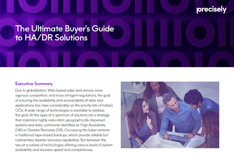 The Ultimate Buyers Guide to HA and DR Solutions