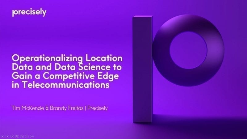 Operationalizing Location Data and Data Science to Gain a Competitive Edge in Telecommunications