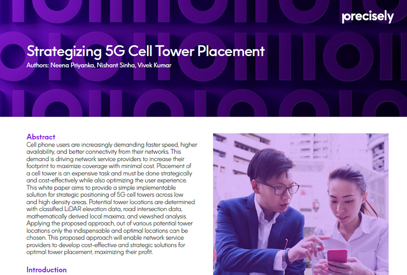 Data 5G Cell Tower Placement