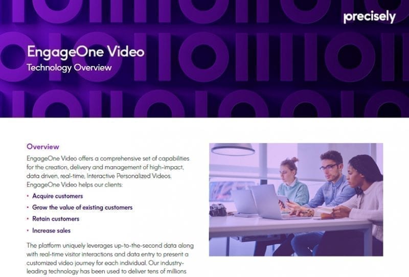 EngageOne Video Technology Overview EngageOne Video Technology Overview