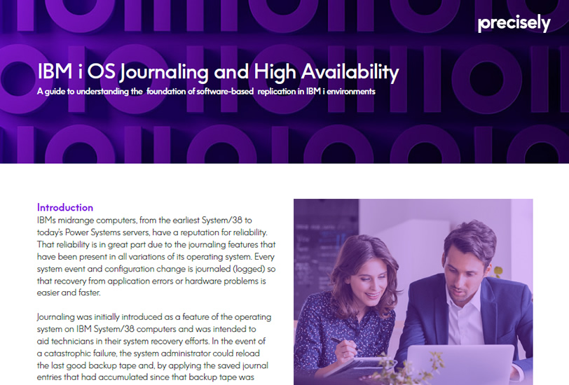 Journaling and High Availability