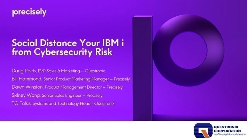 Social Distance Your IBM i from Cybersecurity Risk