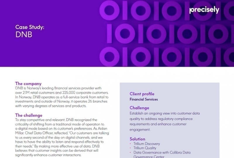 DNB Case Study DNB Case Study