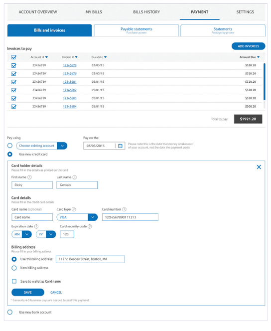 EngageOne Digital Self Service - Smart Pay