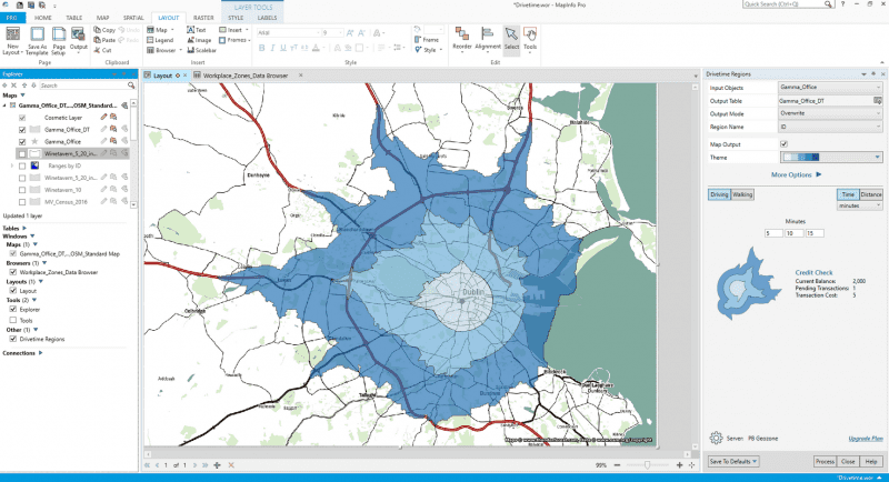 MapInfo Pro is a complete, desktop mapping GIS software solution for analysts to manage, analyze, visualize & publish location data