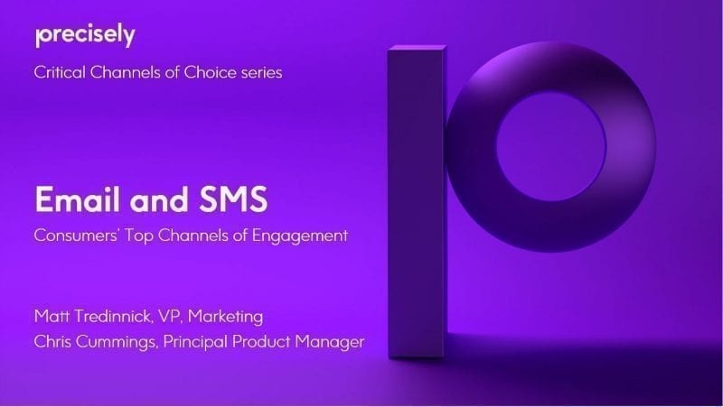 Email and SMS - Consumers' Top Channels of Engagement Email and SMS - Consumers' Top Channels of Engagement