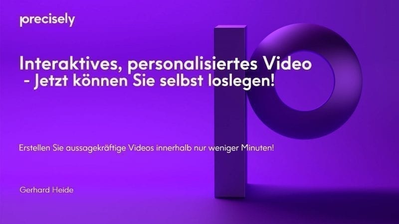 Interaktives, personalisiertes Video: Jetzt können sie selbst loslegen Interaktives, personalisiertes Video: Jetzt können sie selbst loslegen
