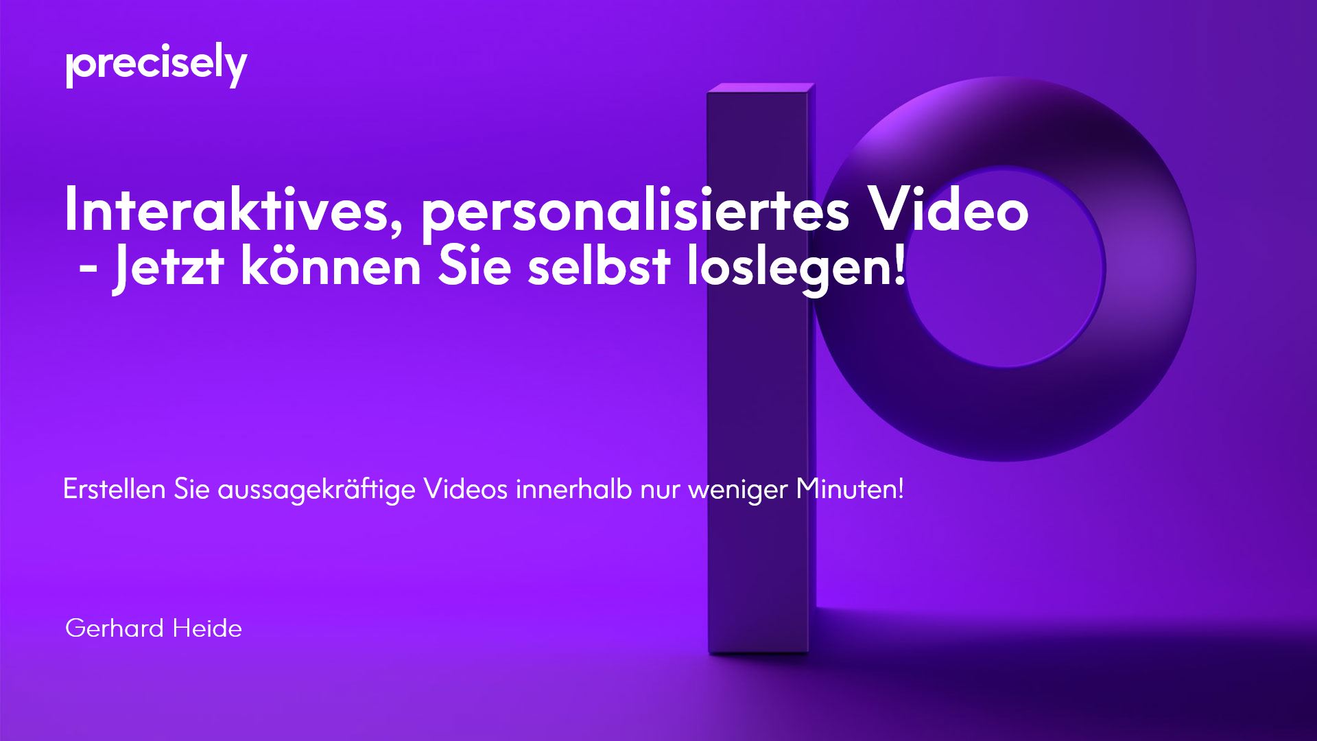 Interaktives, personalisiertes Video: Jetzt können sie selbst loslegen