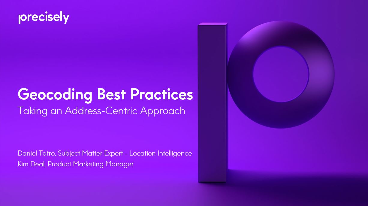 Geocoding Best Practices-Taking an Address-Centric Approach