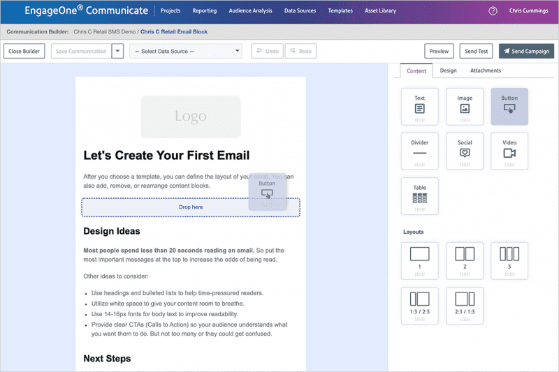 Email and SMS solutions