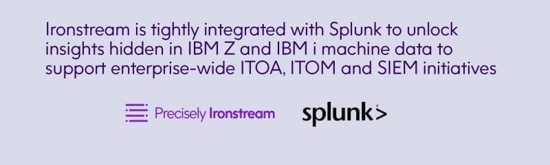 Ironstream integrated with Splunk