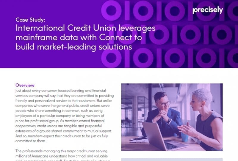 International Credit Union leverages mainframe data with Connect