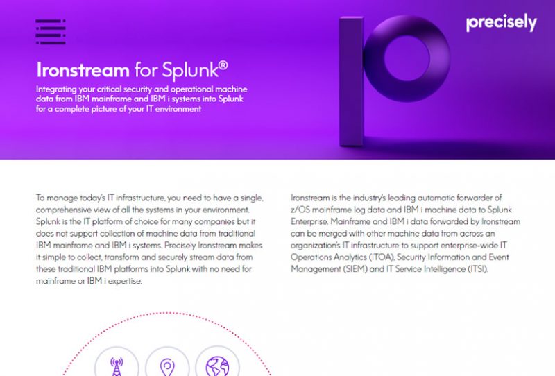 Ironstream for Splunk Ironstream for Splunk