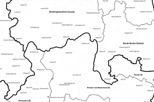 Precisely's BoundaryLine dataset contains all levels of UK electoral and administrative boundaries including districts, wards, civil parishes & parliamentary constituencies.