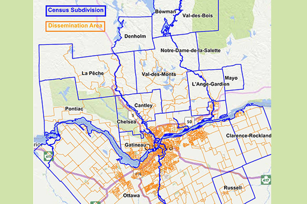 Canada Census Data - Map out Canada census tract and division data