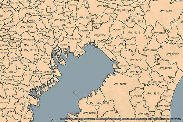 Global Gfk CRESTA Zones for Mapping Insurance Risk