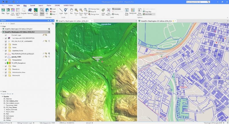 Geographic Information System (GIS) - MapInfo Pro