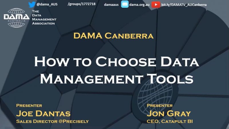 How to choose data management tools