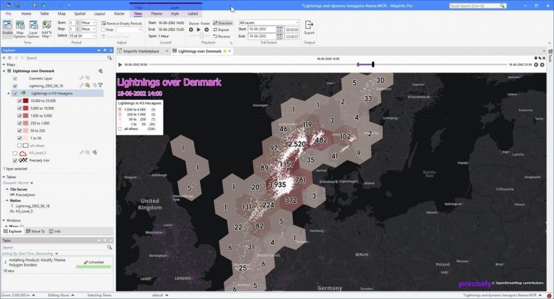 MapInfo Professional screenshot