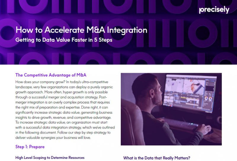 How to Accelerate M&A Integration